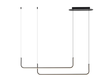 DUO - LED aluminium pendant lamp by Rossini Illuminazione - view 2